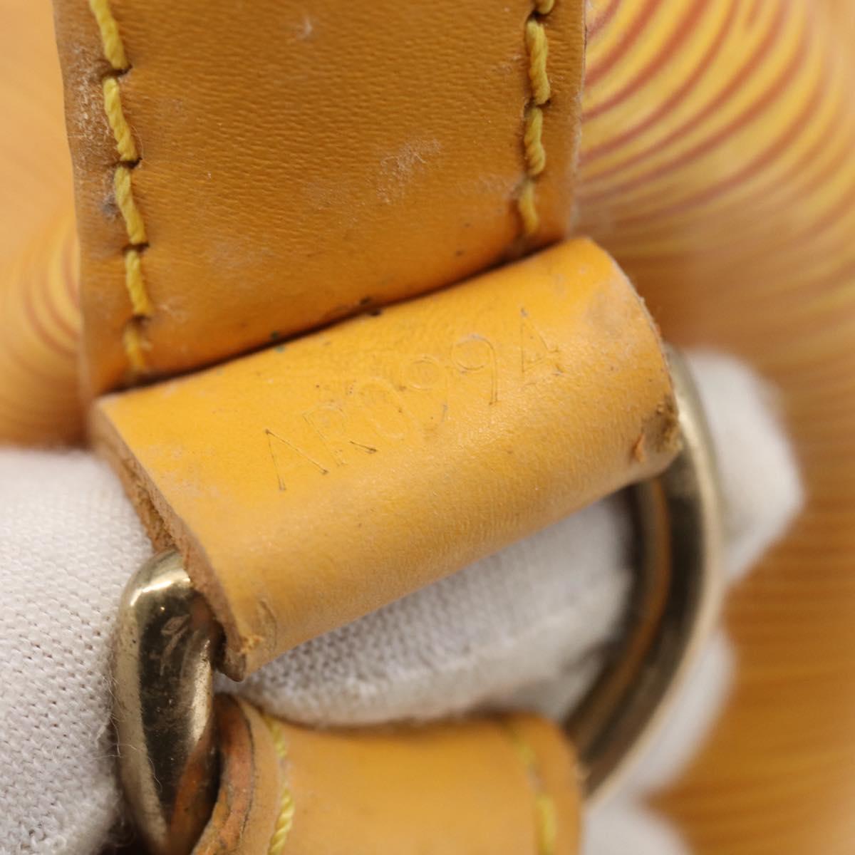 LOUIS VUITTON Epi Petit Noe Shoulder Bag Yellow M44109 LV Auth 144154