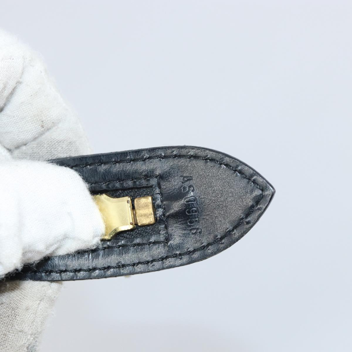 LOUIS VUITTON Epi Saint Jacques Shopping Bag Black M52262 LV Auth 144155