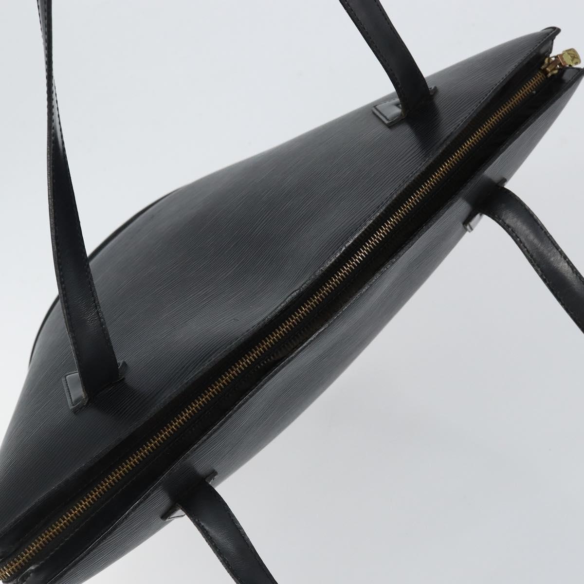 LOUIS VUITTON Epi Saint Jacques Shopping Bag Black M52262 LV Auth 144155