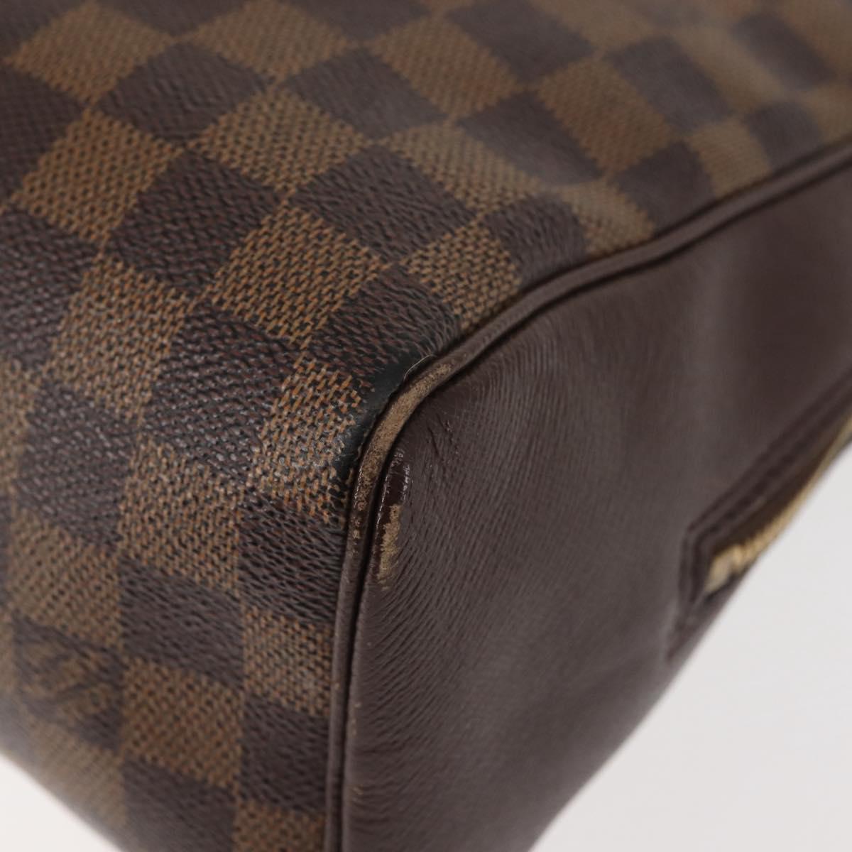 LOUIS VUITTON Damier Ebene Brera Hand Bag N51150 LV Auth 144157