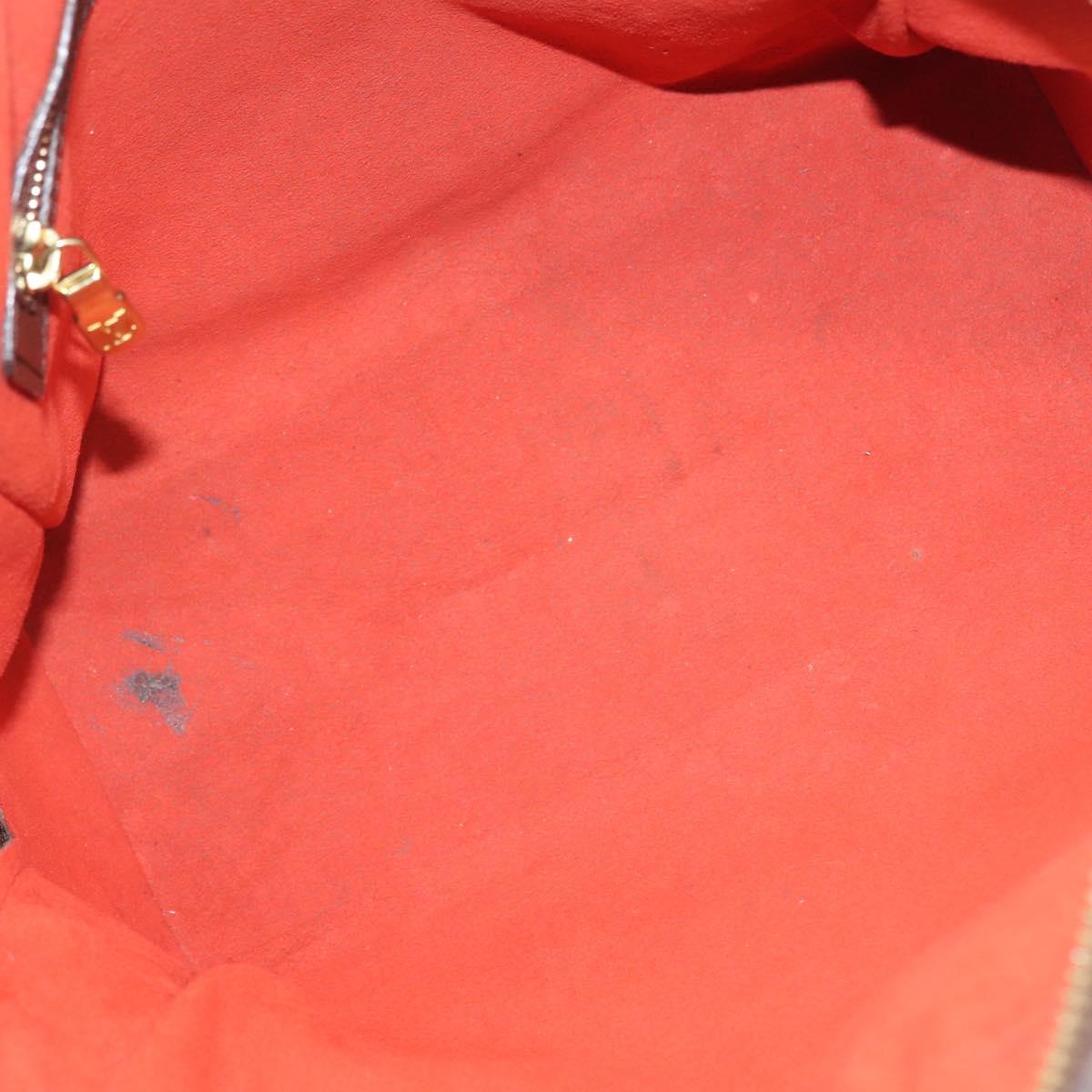 LOUIS VUITTON Damier Ebene Brera Hand Bag N51150 LV Auth 144157