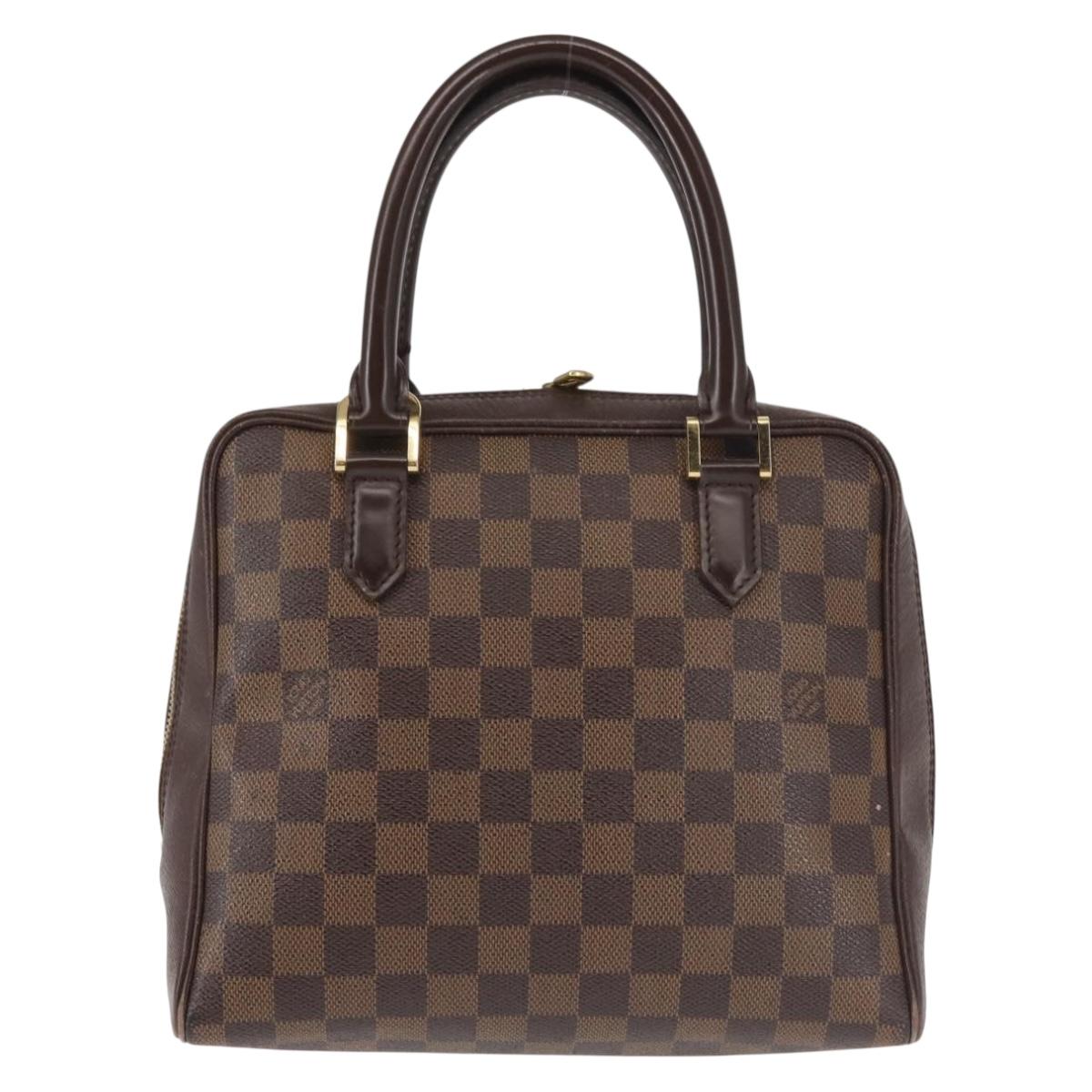 LOUIS VUITTON Damier Ebene Brera Hand Bag N51150 LV Auth 144157