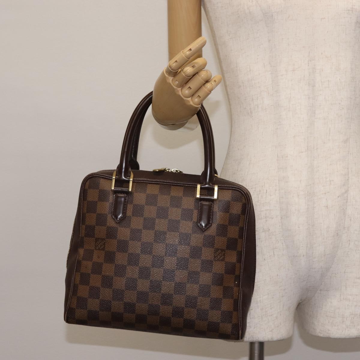 LOUIS VUITTON Damier Ebene Brera Hand Bag N51150 LV Auth 144157
