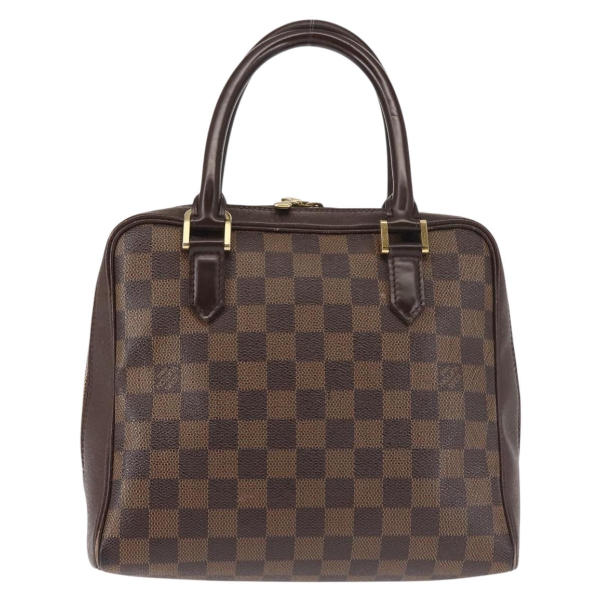 LOUIS VUITTON Damier Ebene Brera Hand Bag N51150 LV Auth 144157