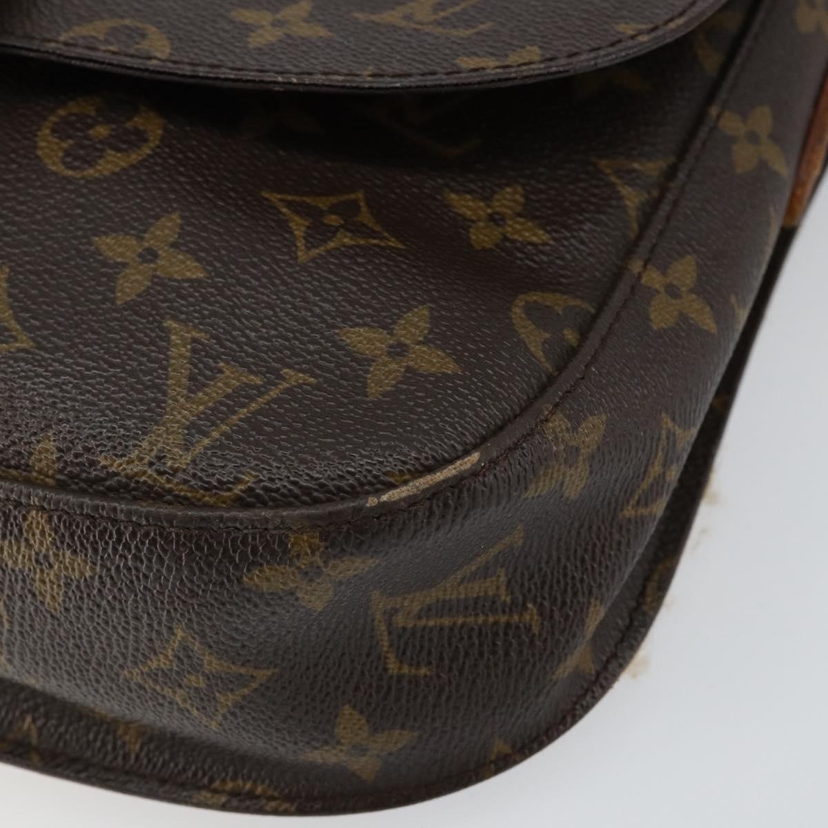LOUIS VUITTON Monogram Saint Cloud GM Shoulder Bag M51242 LV Auth 144160