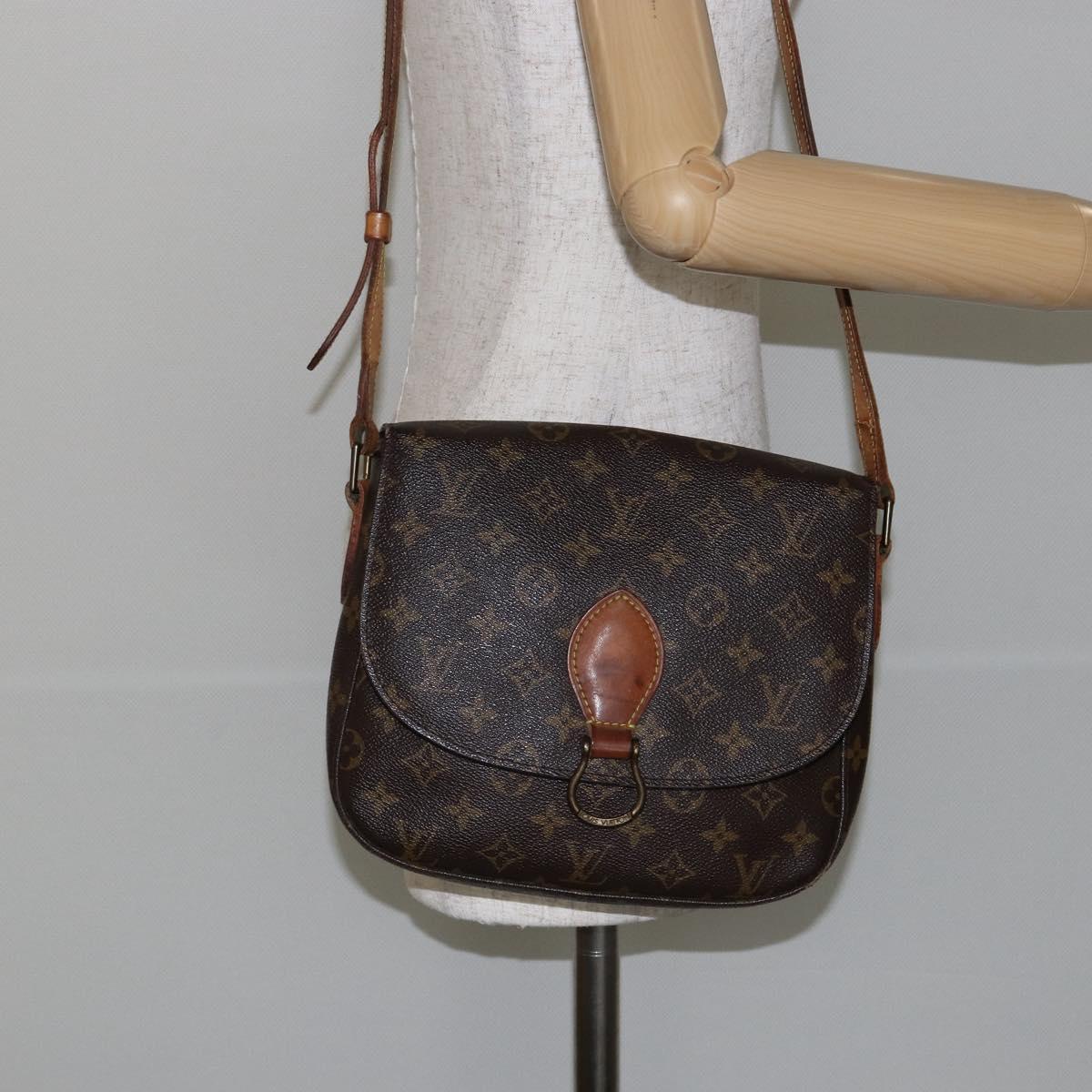 LOUIS VUITTON Monogram Saint Cloud GM Shoulder Bag M51242 LV Auth 144160