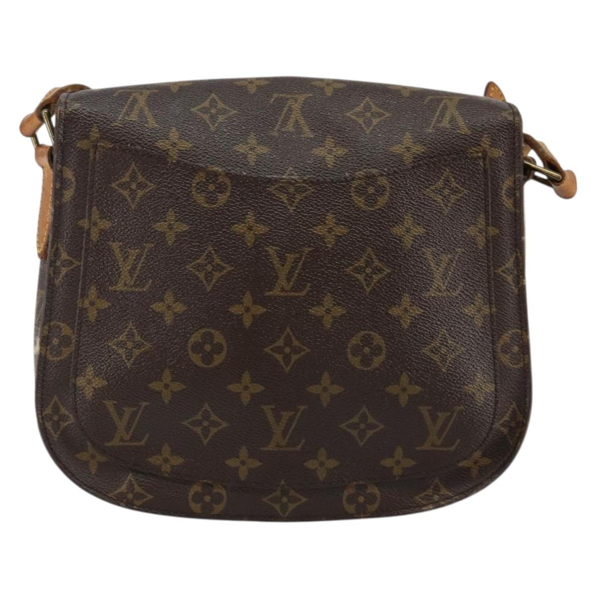 LOUIS VUITTON Monogram Saint Cloud GM Shoulder Bag M51242 LV Auth 144160