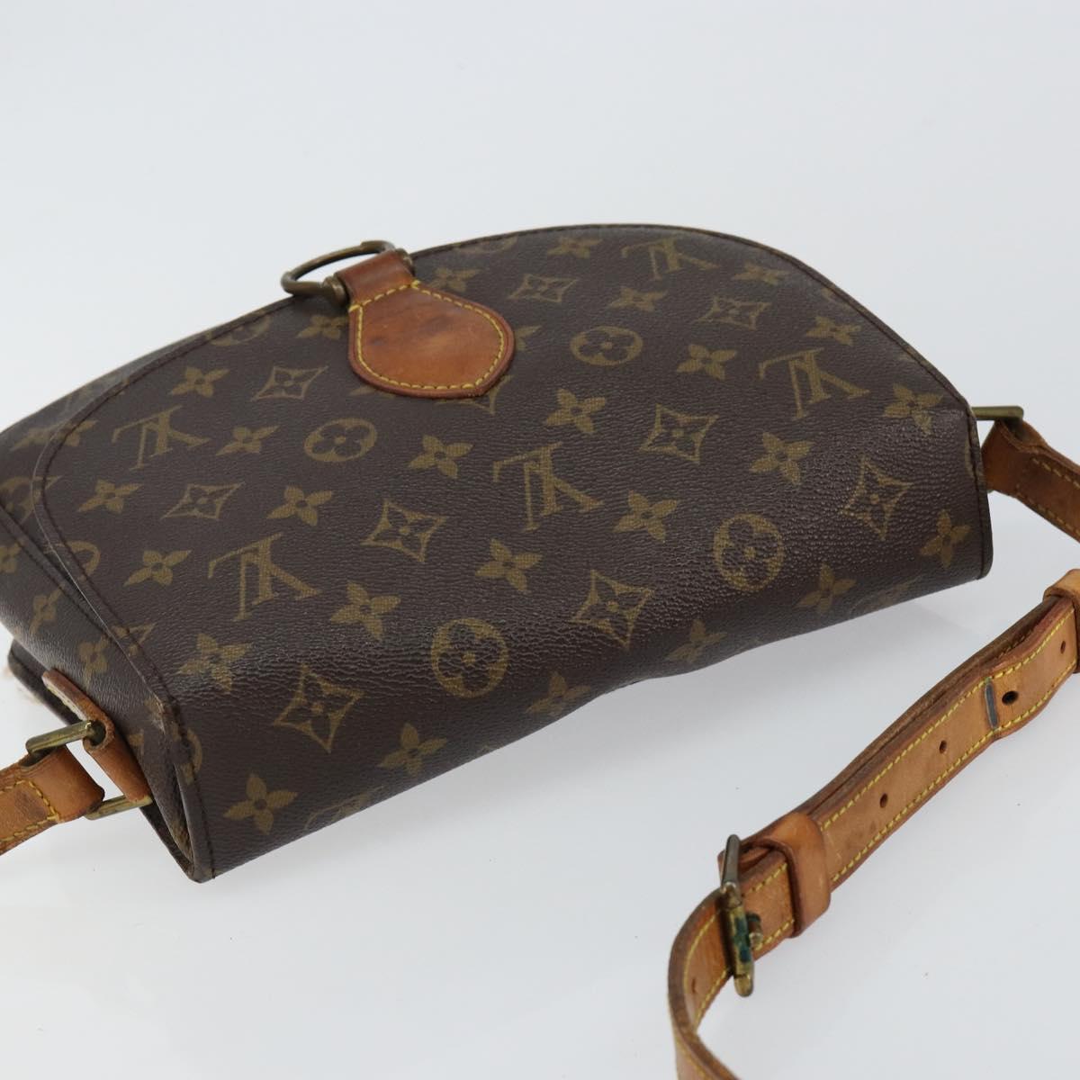 LOUIS VUITTON Monogram Saint Cloud GM Shoulder Bag M51242 LV Auth 144160