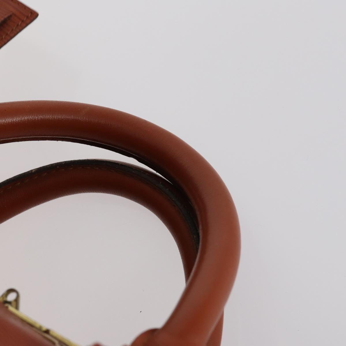 LOUIS VUITTON Epi Keepall 60 Boston Bag Vintage Brown M42948 LV Auth 144167