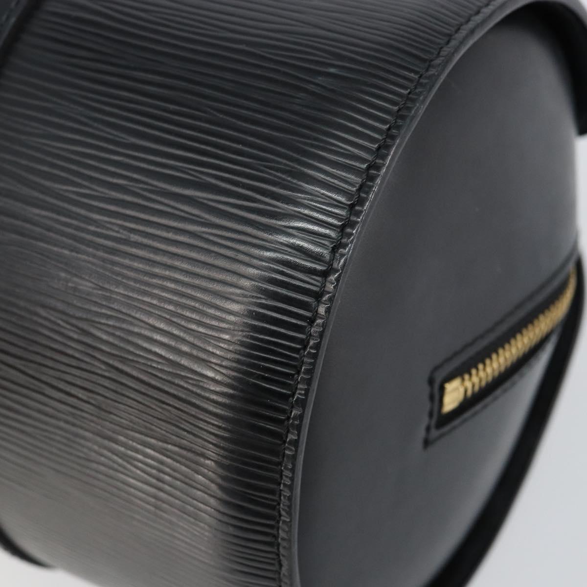 LOUIS VUITTON Epi Soufflot Hand Bag Black M52222 LV Auth 144169
