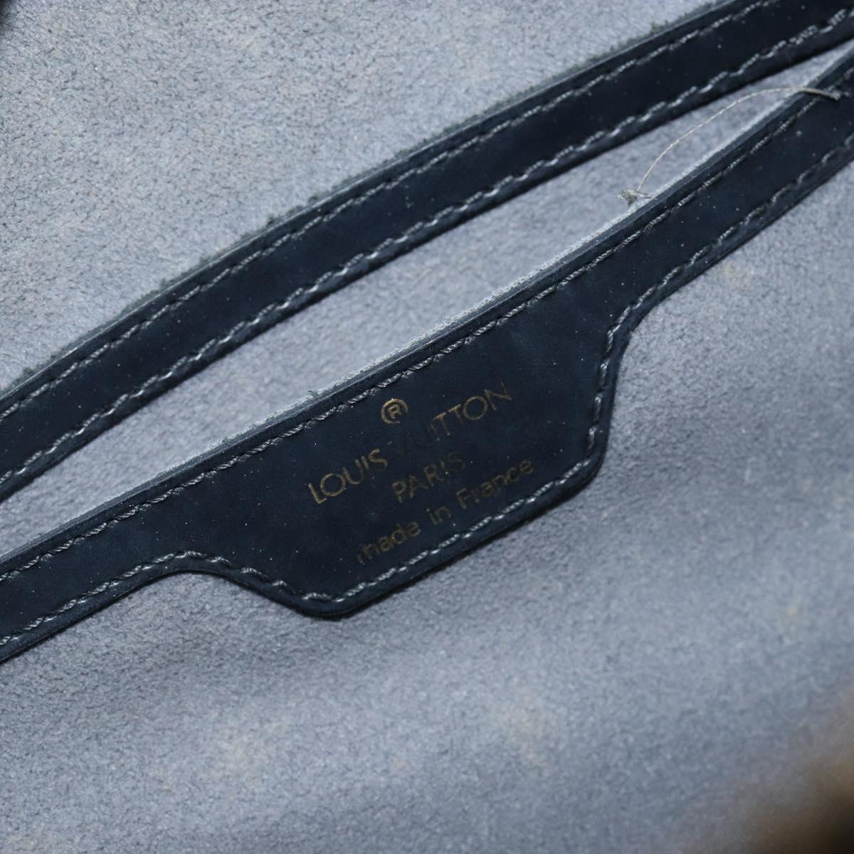 LOUIS VUITTON Epi Soufflot Hand Bag Black M52222 LV Auth 144169