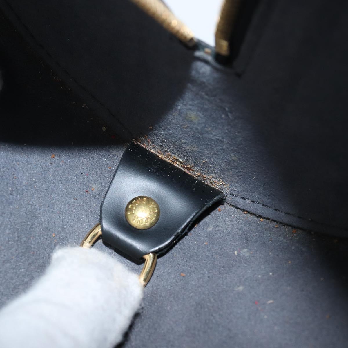 LOUIS VUITTON Epi Soufflot Hand Bag Black M52222 LV Auth 144169