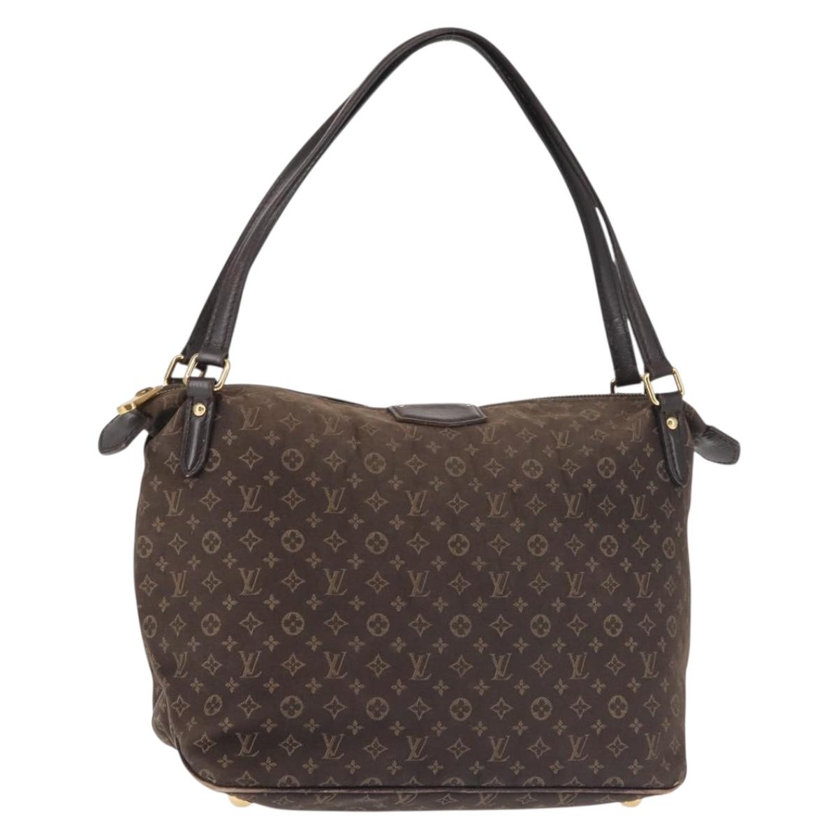 LOUIS VUITTON Monogram Idylle Ballad PM Tote Bag Dark Brown M40573 Auth 144172