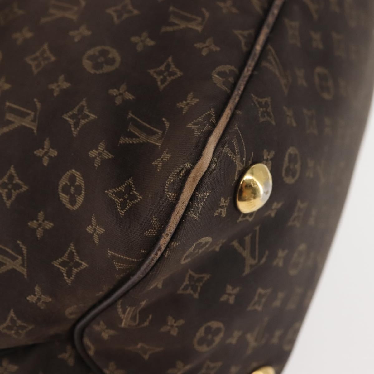 LOUIS VUITTON Monogram Idylle Ballad PM Tote Bag Dark Brown M40573 Auth 144172