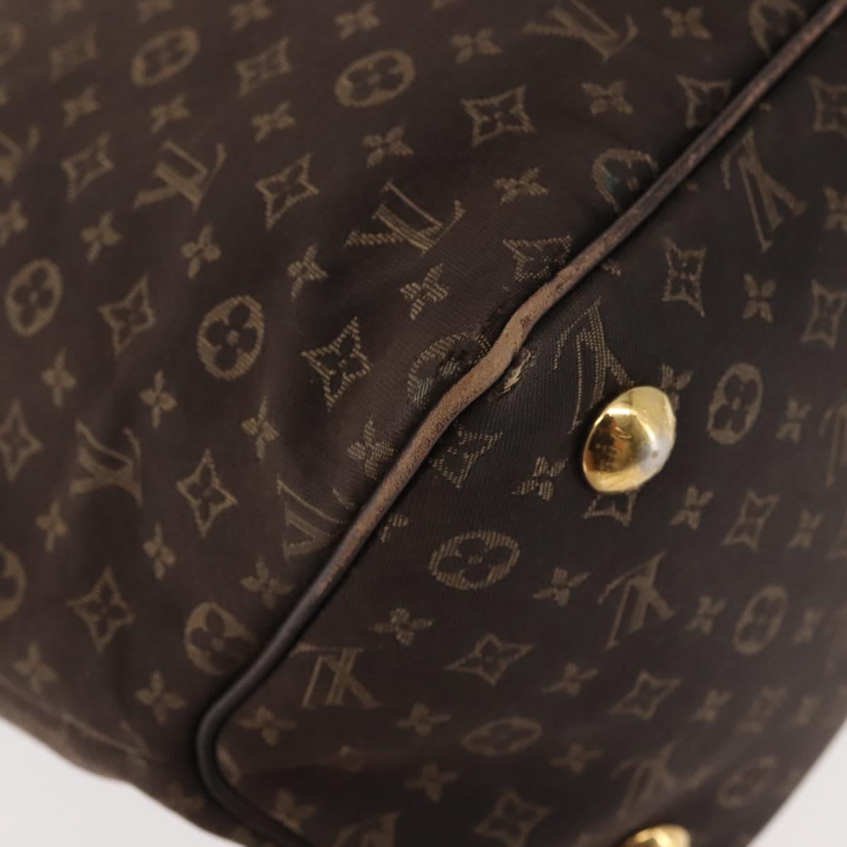 LOUIS VUITTON Monogram Idylle Ballad PM Tote Bag Dark Brown M40573 Auth 144172