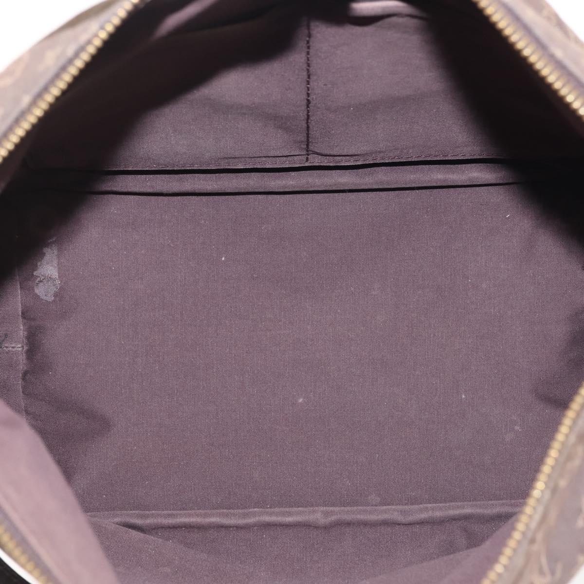 LOUIS VUITTON Monogram Idylle Ballad PM Tote Bag Dark Brown M40573 Auth 144172