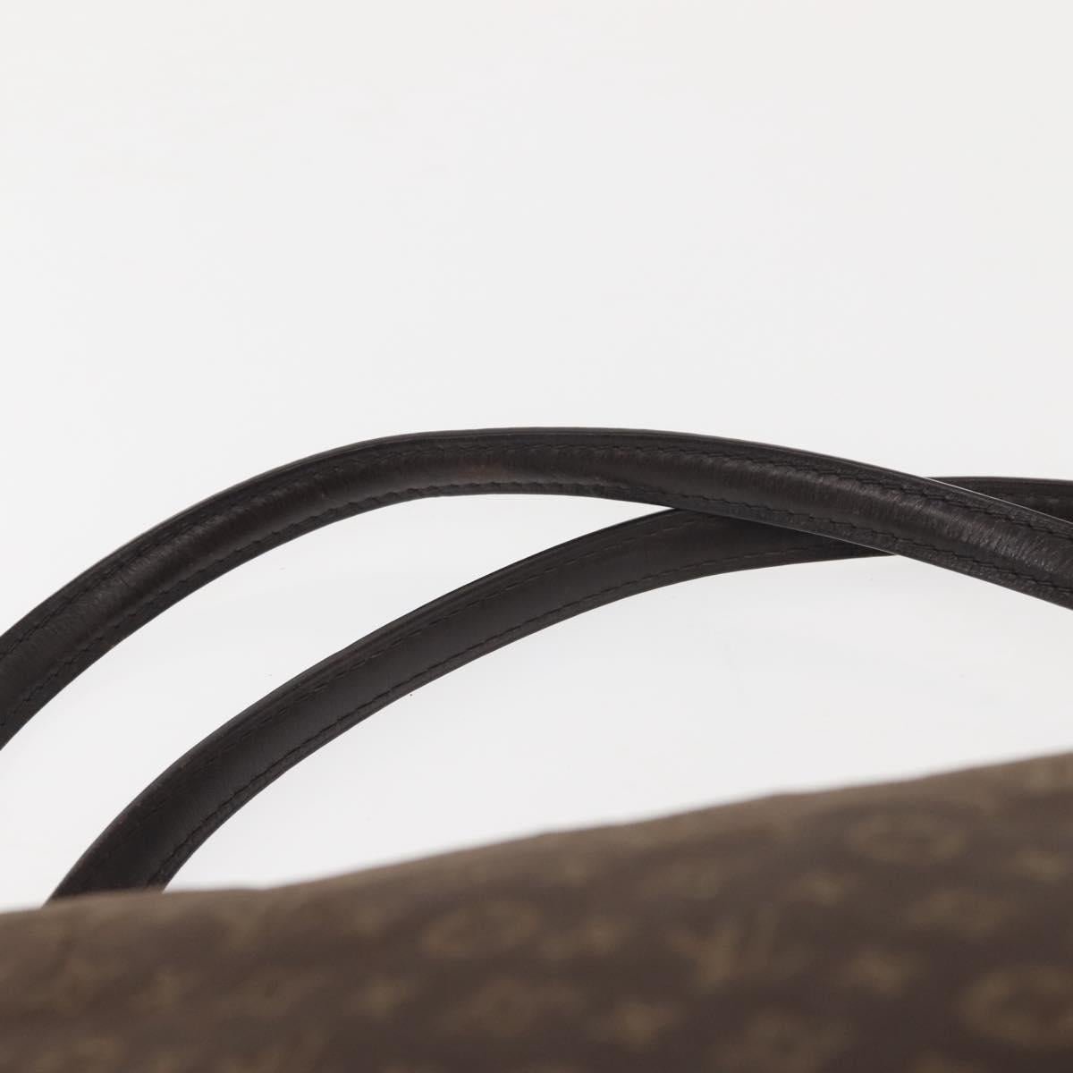 LOUIS VUITTON Monogram Idylle Ballad PM Tote Bag Dark Brown M40573 Auth 144172