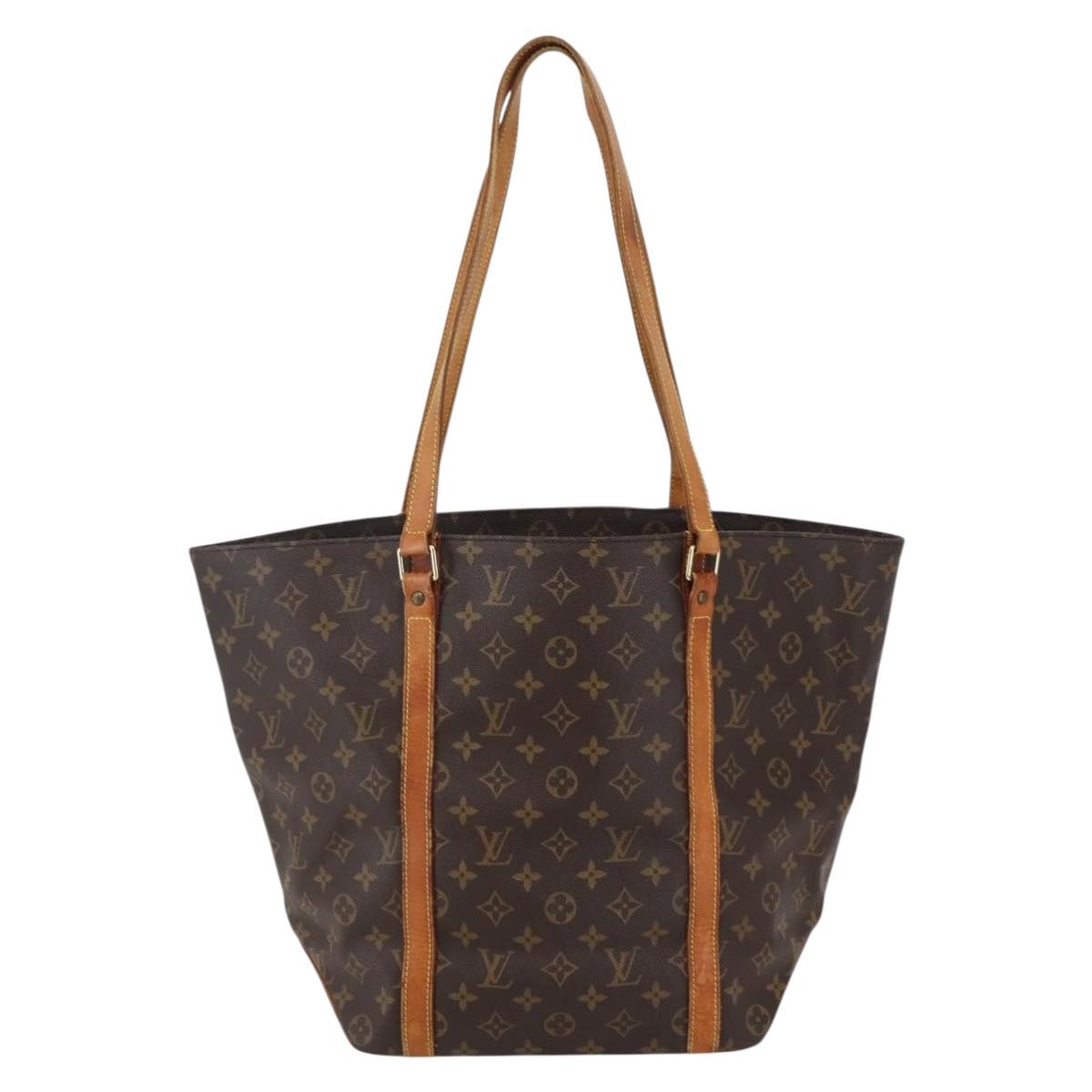 LOUIS VUITTON Monogram Sac Shopping Tote Bag M51108 LV Auth 144190