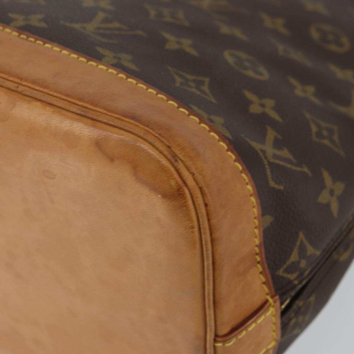 LOUIS VUITTON Monogram Alma Hand Bag M51130 LV Auth 144200