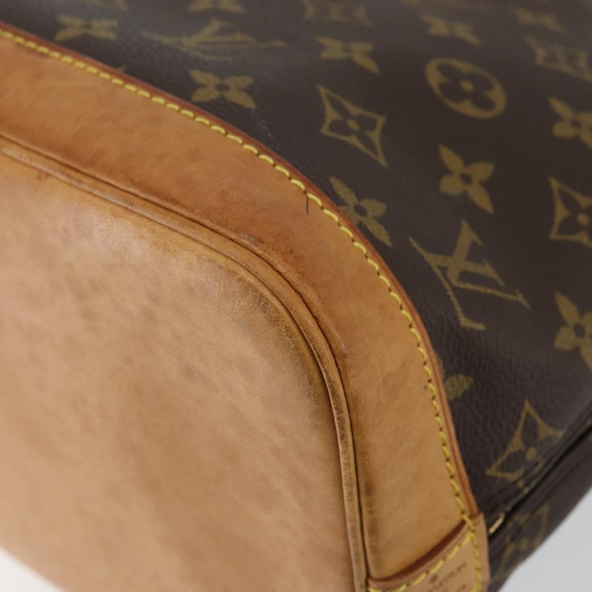 LOUIS VUITTON Monogram Alma Hand Bag M51130 LV Auth 144200