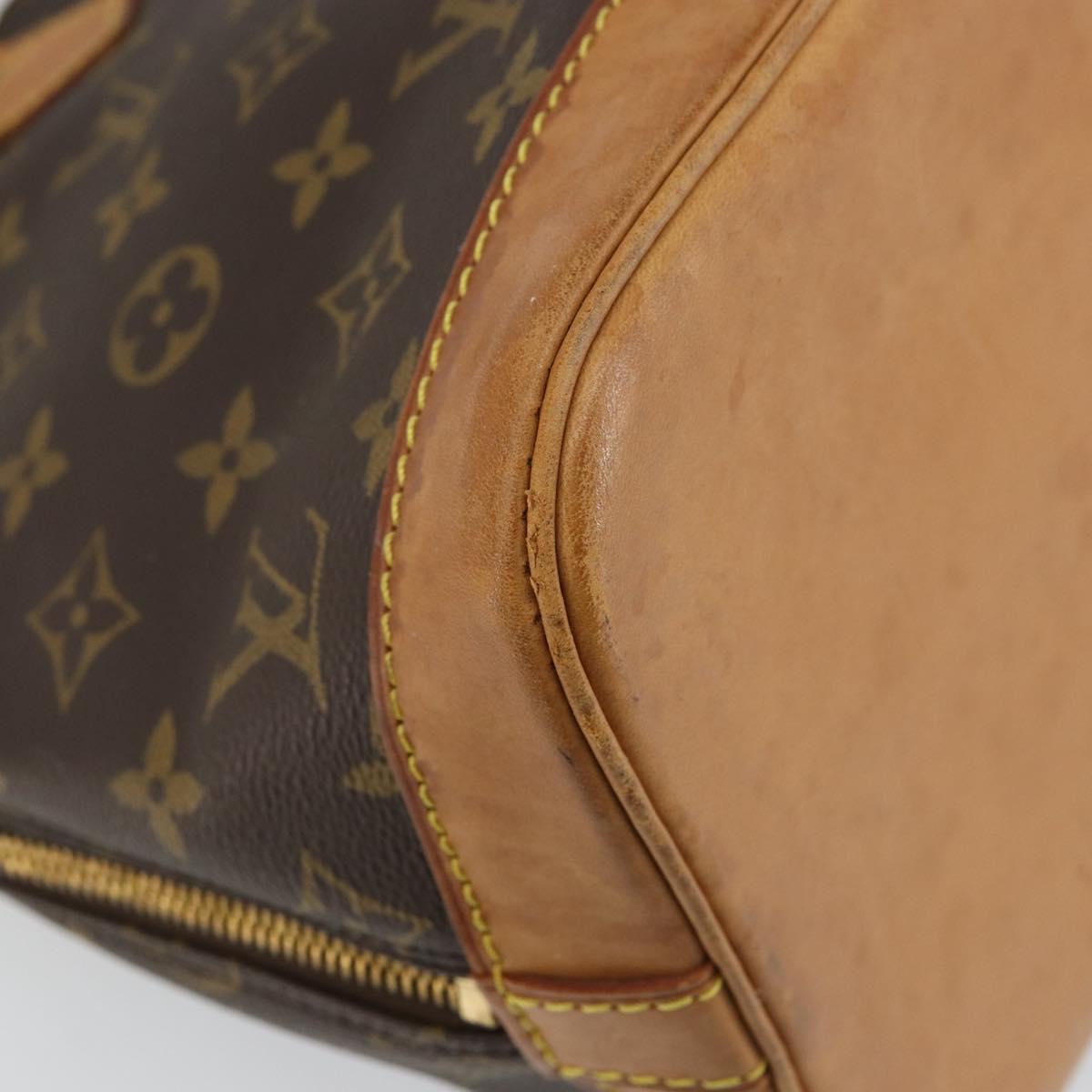 LOUIS VUITTON Monogram Alma Hand Bag M51130 LV Auth 144200