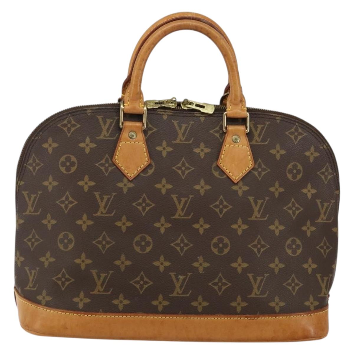 LOUIS VUITTON Monogram Alma Hand Bag M51130 LV Auth 144200