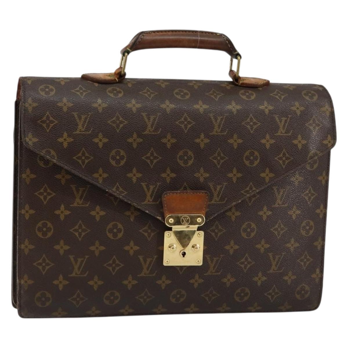 LOUIS VUITTON Monogram Serviette Conseiller Briefcase M53331 LV Auth 144202