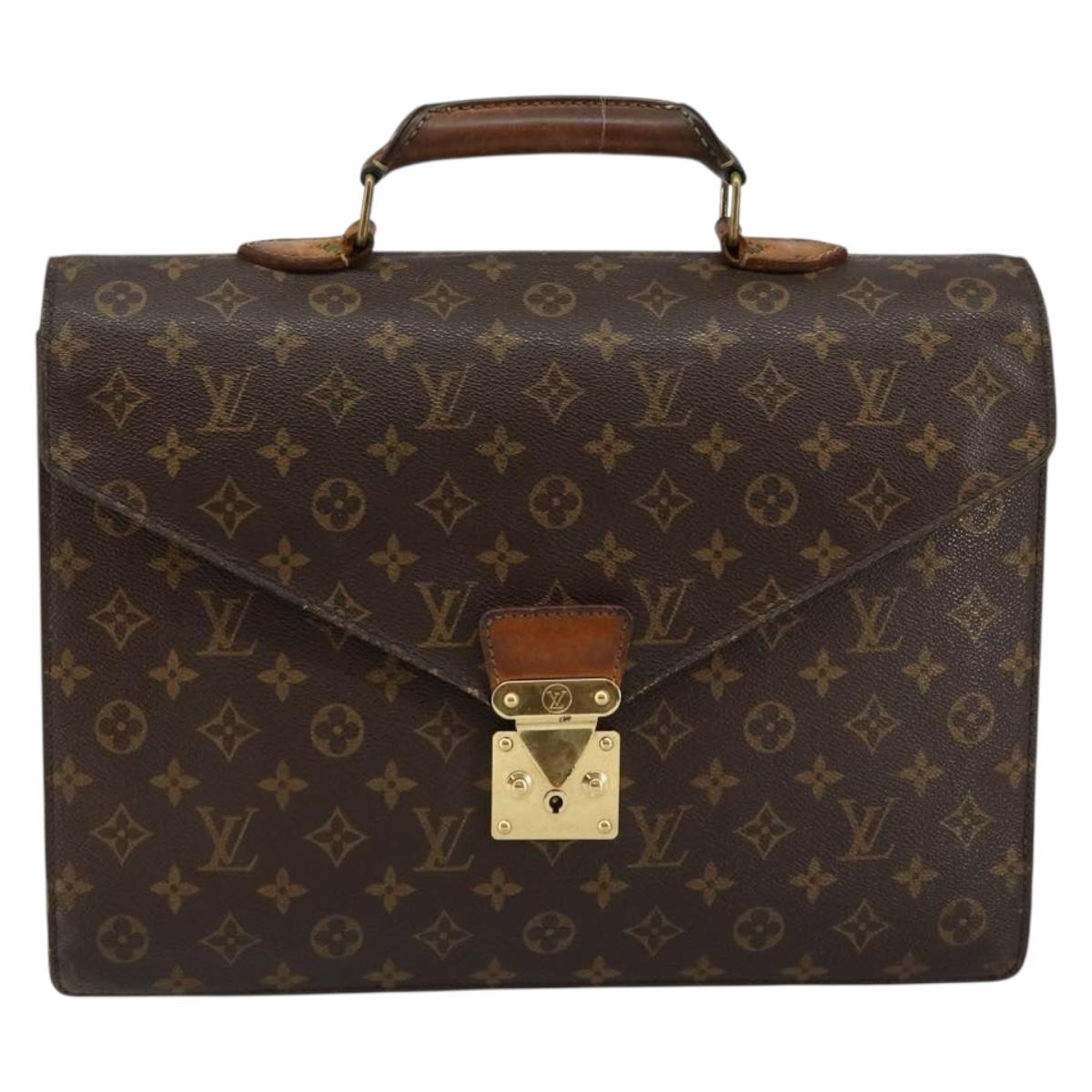 LOUIS VUITTON Monogram Serviette Conseiller Briefcase M53331 LV Auth 144202