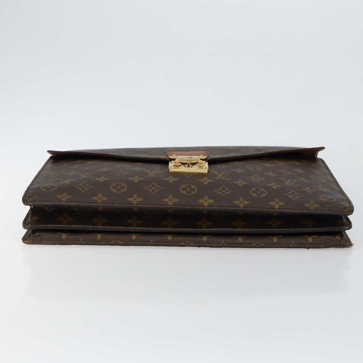 LOUIS VUITTON Monogram Serviette Conseiller Briefcase M53331 LV Auth 144202