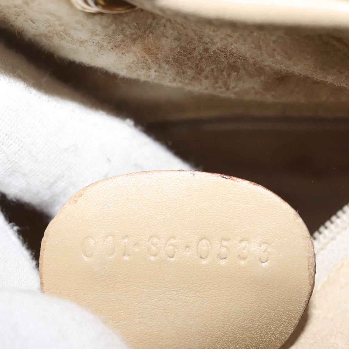 GUCCI GG Canvas Shoulder Bag Pink Gold 001 86 0533 Auth 144220