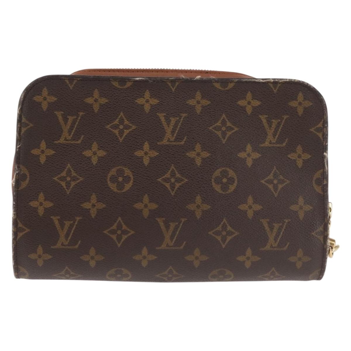 LOUIS VUITTON Monogram Orsay Clutch Bag M51790 LV Auth 144234