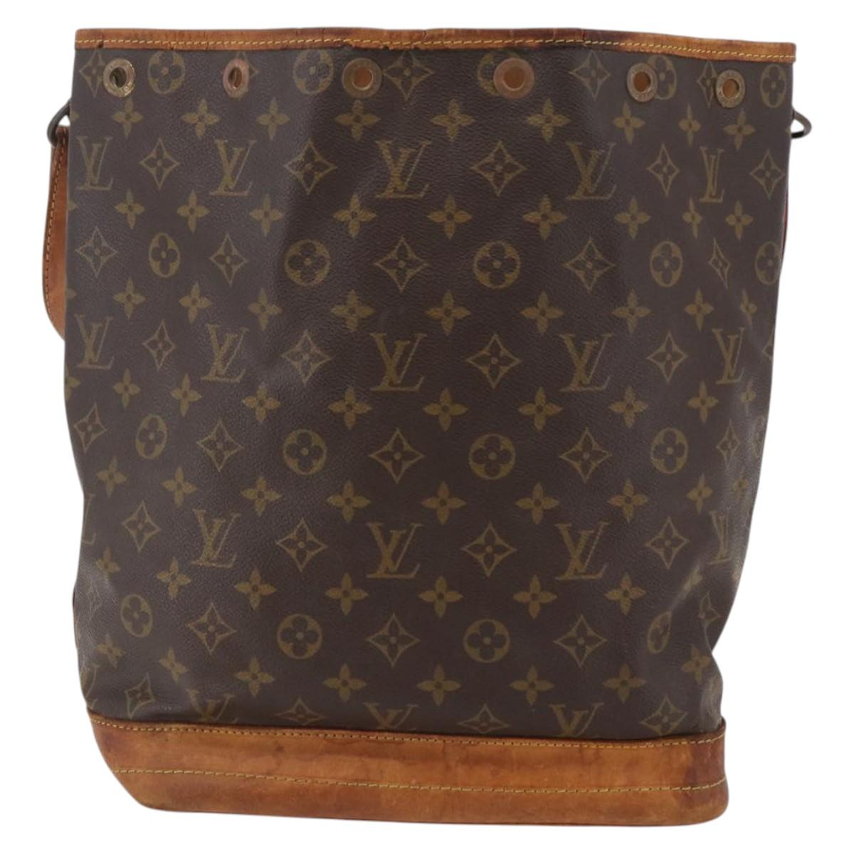 LOUIS VUITTON Monogram Noe Shoulder Bag M42224 LV Auth 144238