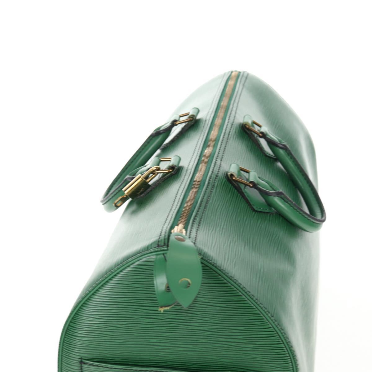 LOUIS VUITTON Epi Speedy 40 Hand Bag Green M42984 LV Auth 144244A