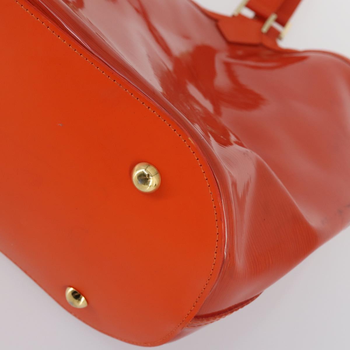 LOUIS VUITTON Epi Plage Lagoon Bay Hand Bag Orange M92264 LV Auth 144245