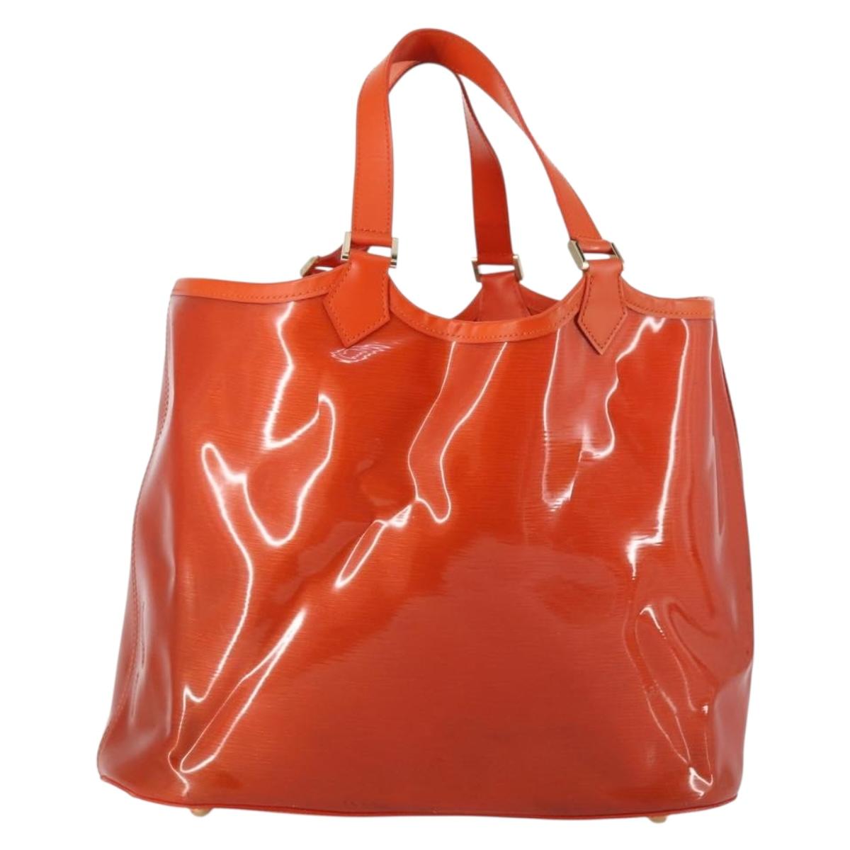 LOUIS VUITTON Epi Plage Lagoon Bay Hand Bag Orange M92264 LV Auth 144245