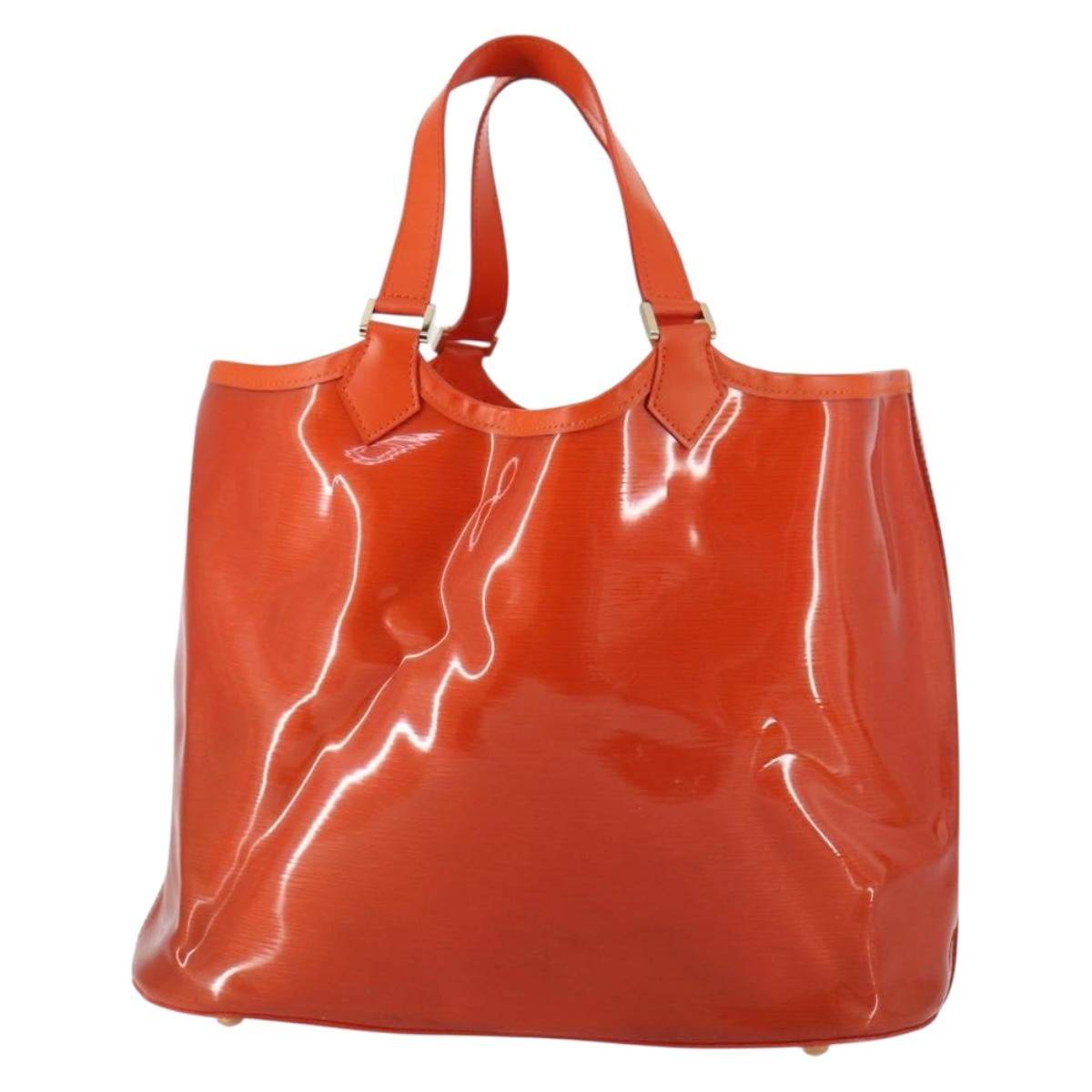 LOUIS VUITTON Epi Plage Lagoon Bay Hand Bag Orange M92264 LV Auth 144245