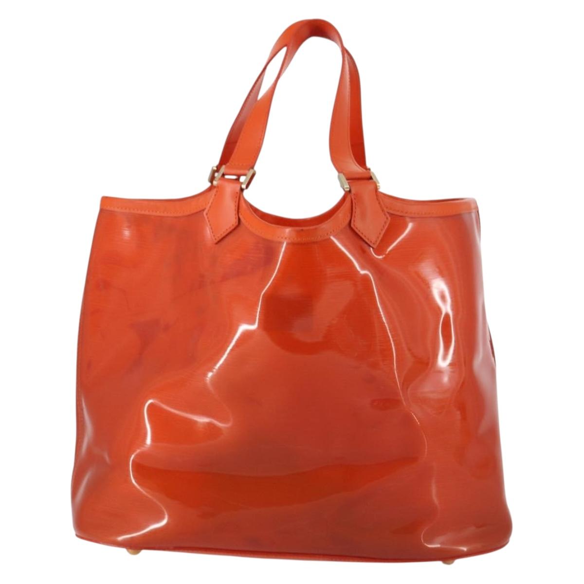 LOUIS VUITTON Epi Plage Lagoon Bay Hand Bag Orange M92264 LV Auth 144245
