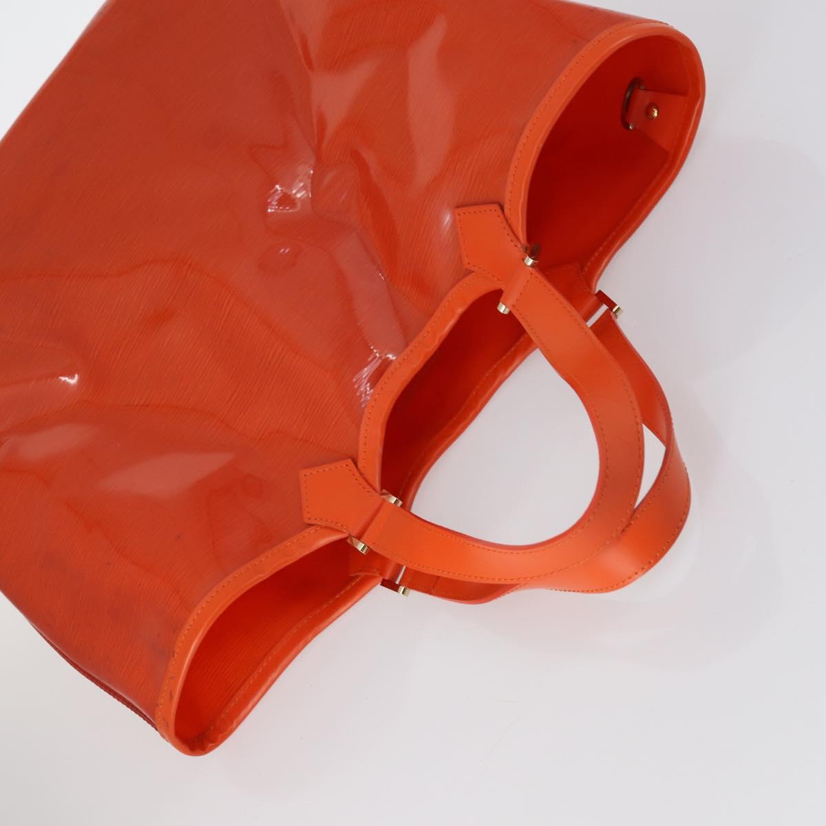 LOUIS VUITTON Epi Plage Lagoon Bay Hand Bag Orange M92264 LV Auth 144245