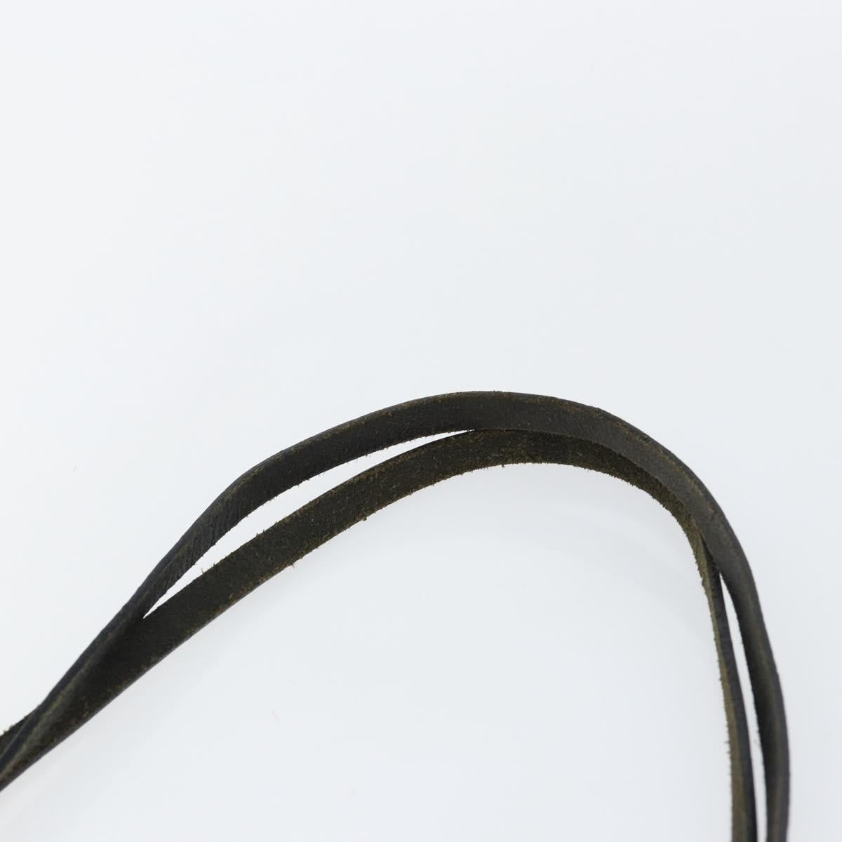 FENDI Zucca Canvas Tote Bag Black Silver Auth 144249