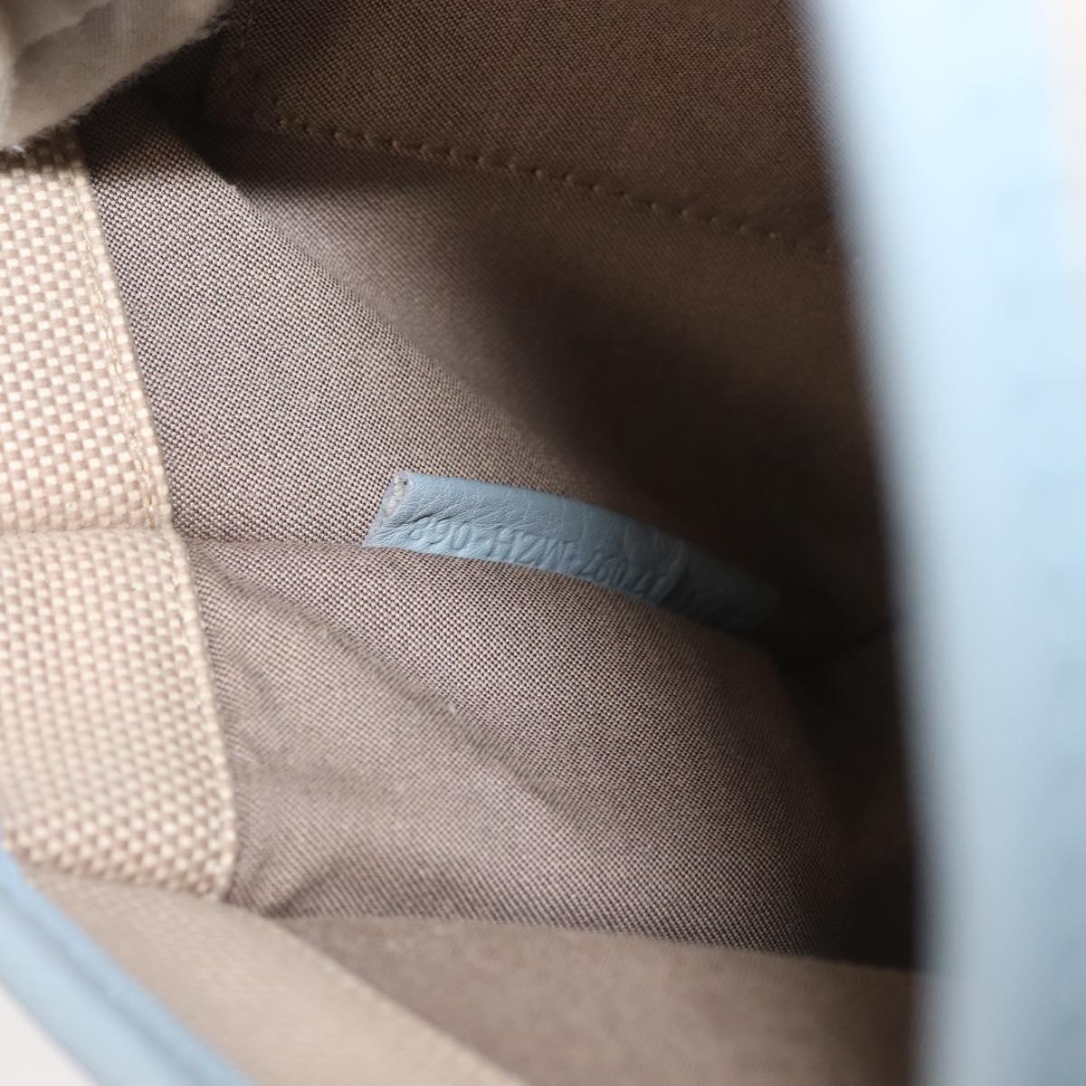 FENDI Zucca Canvas Shoulder Bag Beige Gold Auth 144250