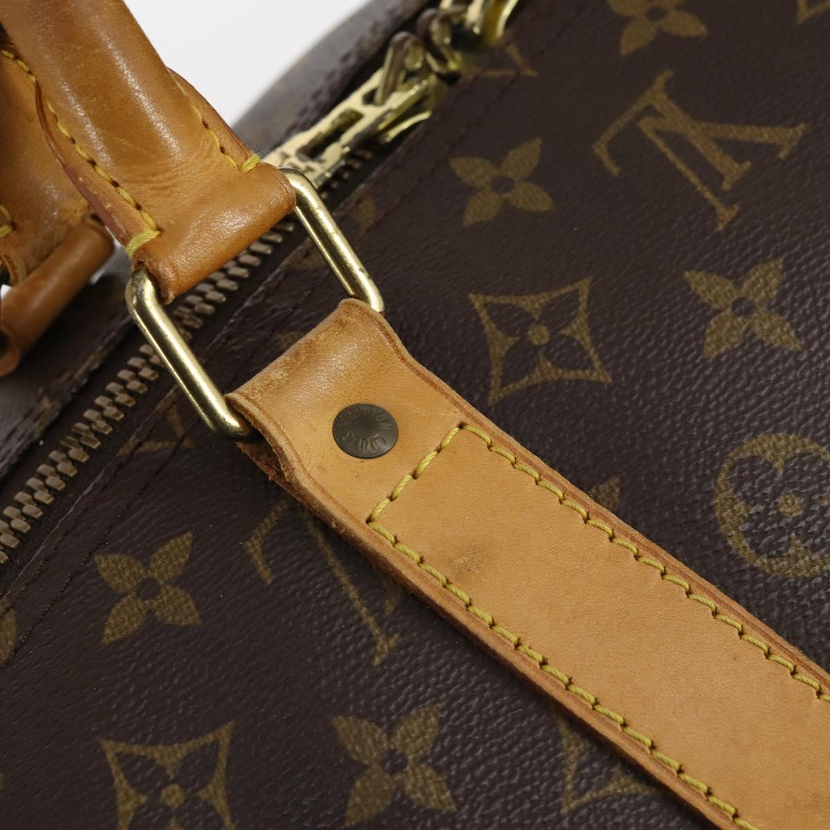 LOUIS VUITTON Monogram Keepall 55 Boston Bag M41424 LV Auth 144262