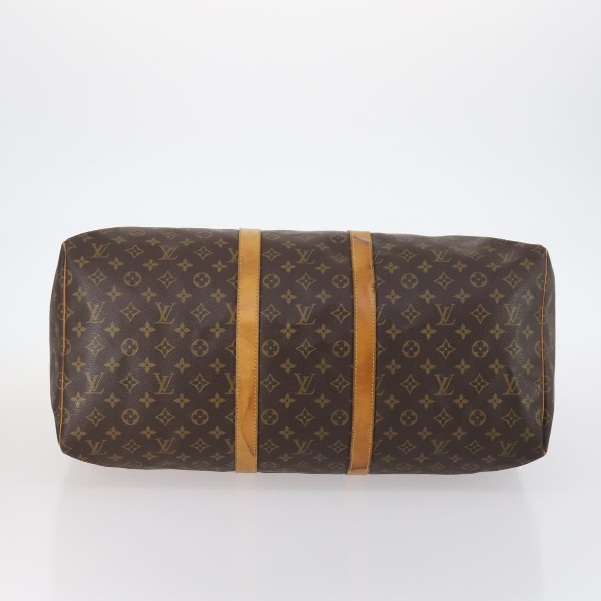 LOUIS VUITTON Monogram Keepall 55 Boston Bag M41424 LV Auth 144262