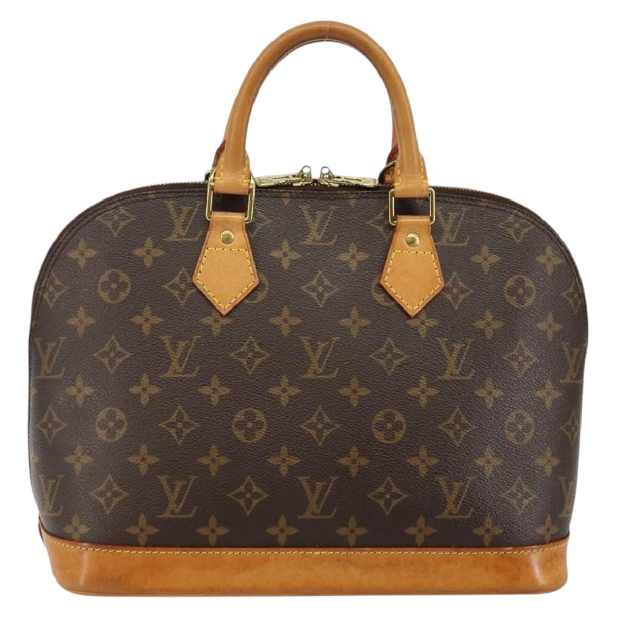 LOUIS VUITTON Monogram Alma Hand Bag M51130 LV Auth 144266