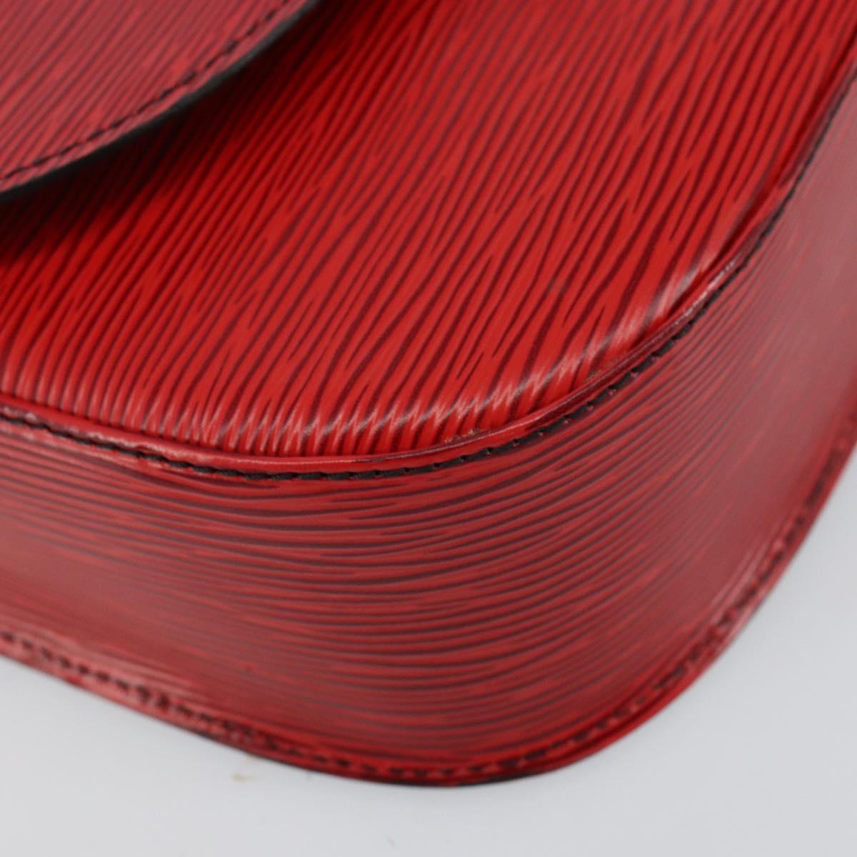 LOUIS VUITTON Epi Saint Cloud GM Shoulder Bag Red M52197 LV Auth 144282