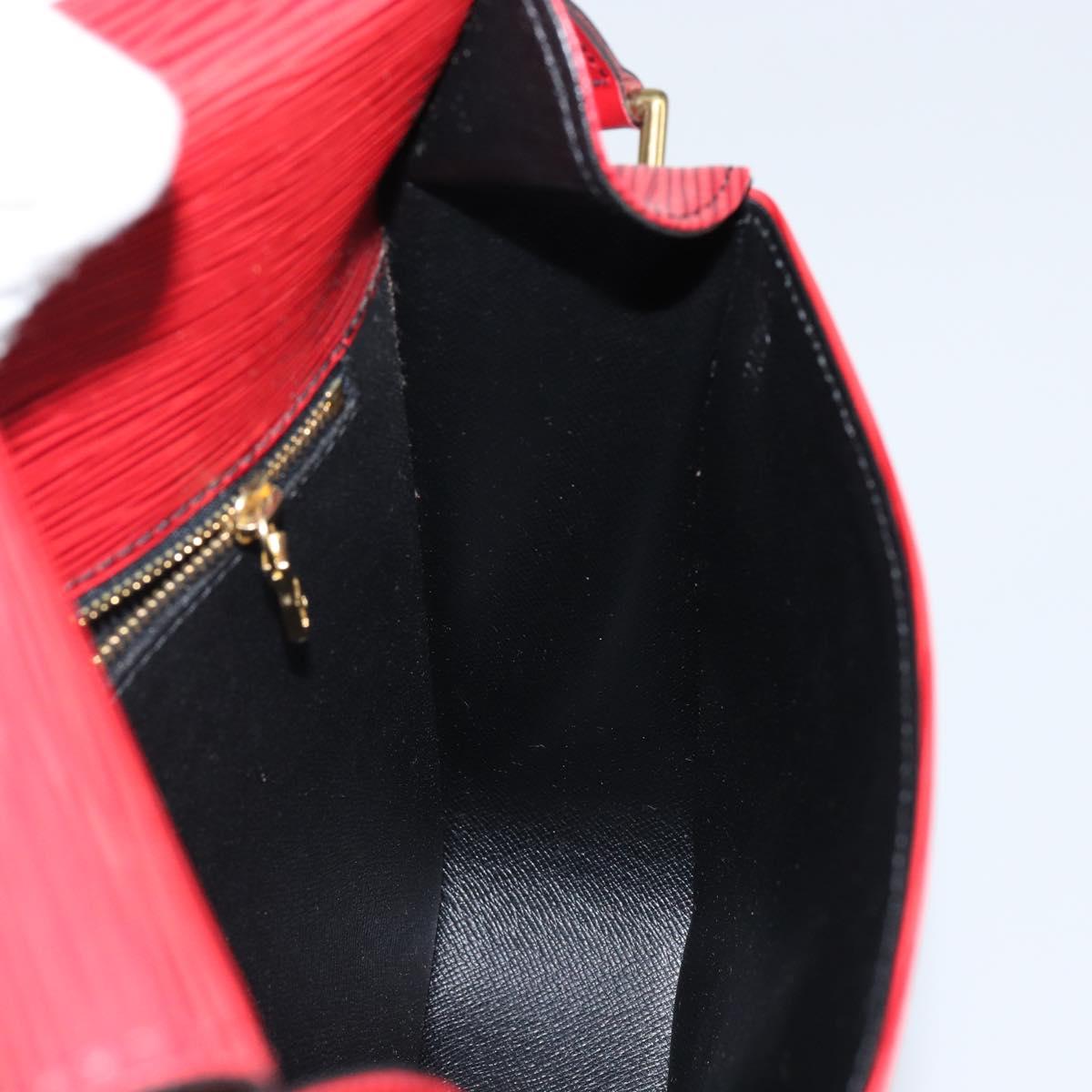 LOUIS VUITTON Epi Saint Cloud GM Shoulder Bag Red M52197 LV Auth 144282