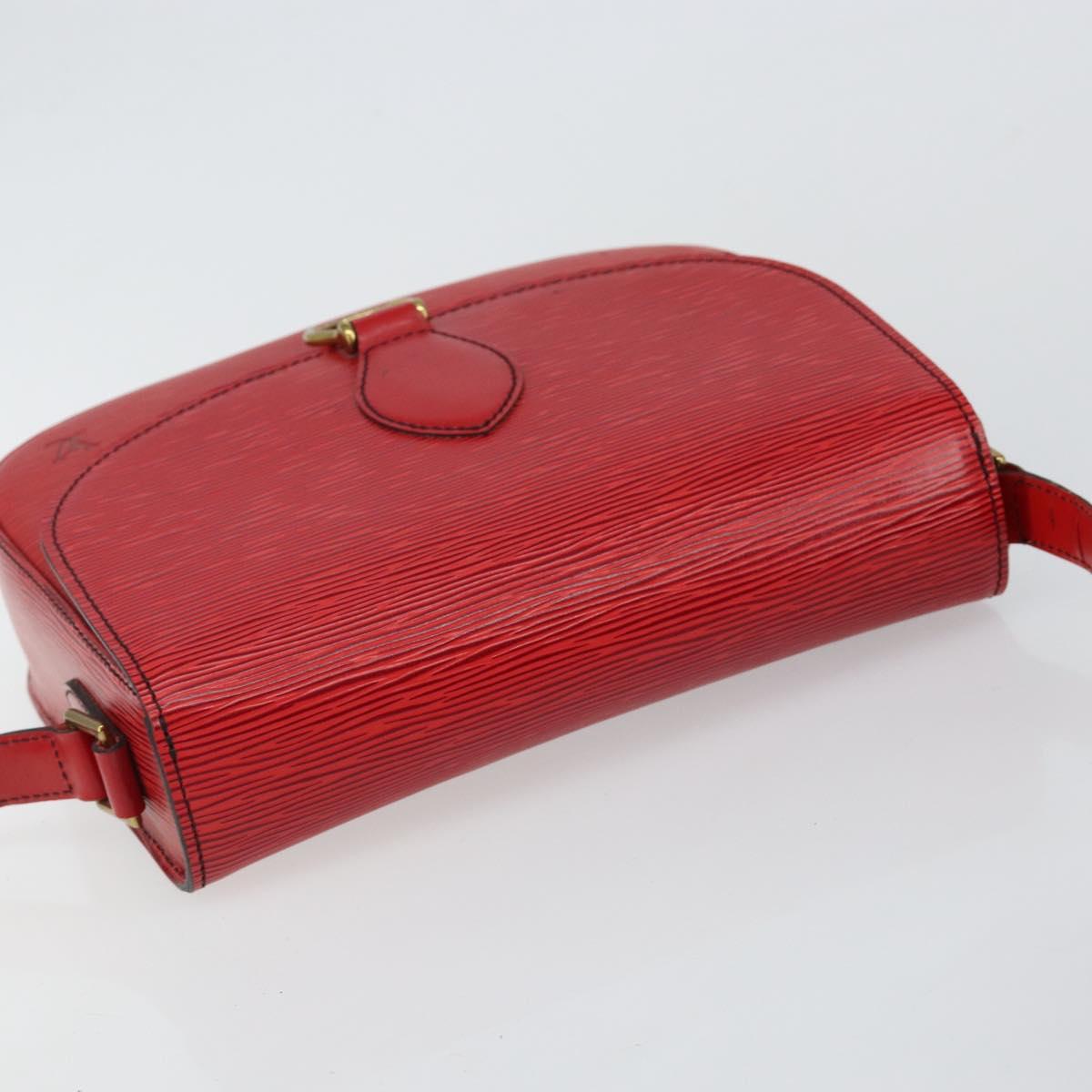 LOUIS VUITTON Epi Saint Cloud GM Shoulder Bag Red M52197 LV Auth 144282