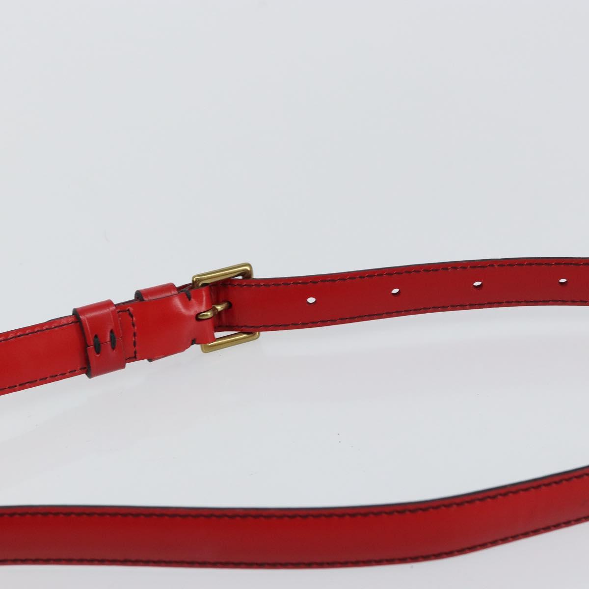 LOUIS VUITTON Epi Saint Cloud GM Shoulder Bag Red M52197 LV Auth 144282