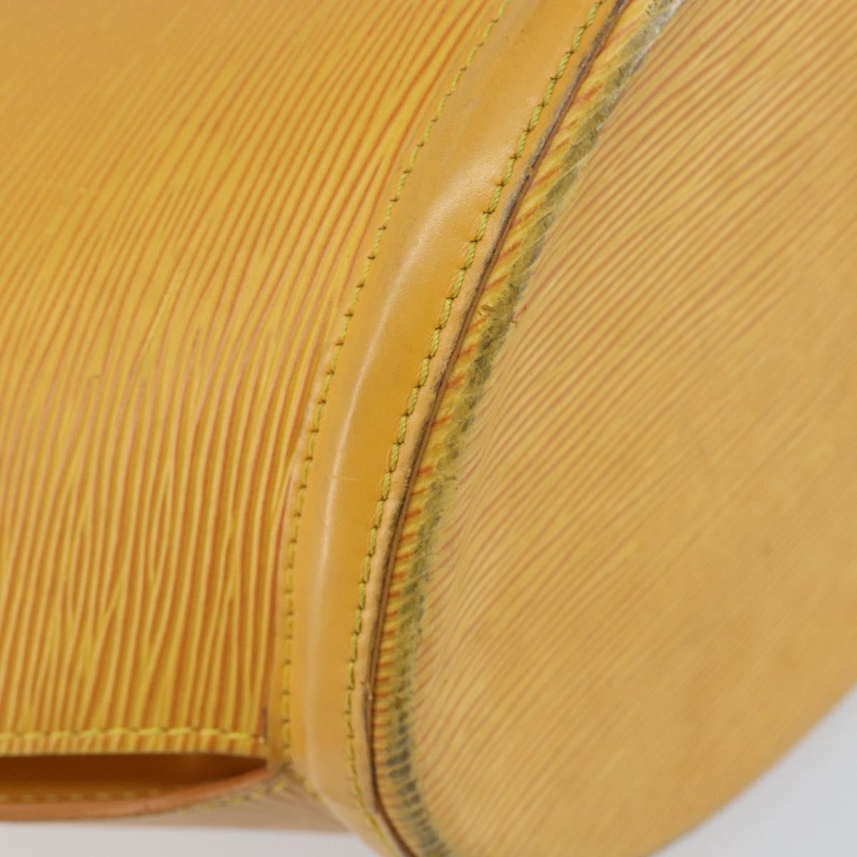 LOUIS VUITTON Epi Saint Jacques Shopping Shoulder Bag Yellow M52269 Auth 144283