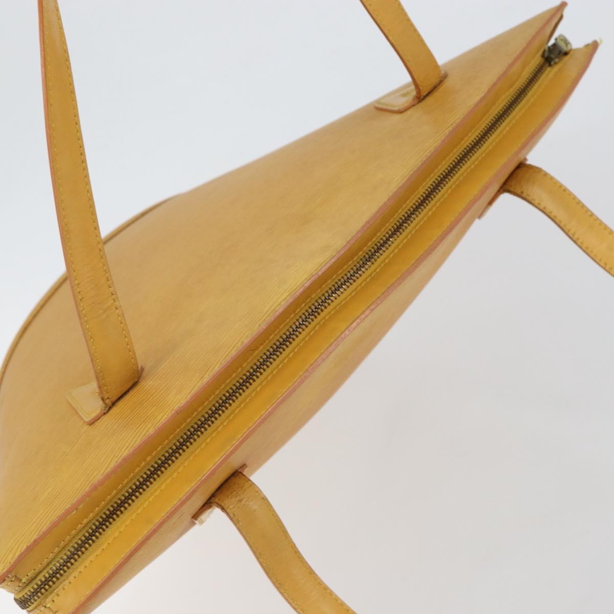 LOUIS VUITTON Epi Saint Jacques Shopping Shoulder Bag Yellow M52269 Auth 144283
