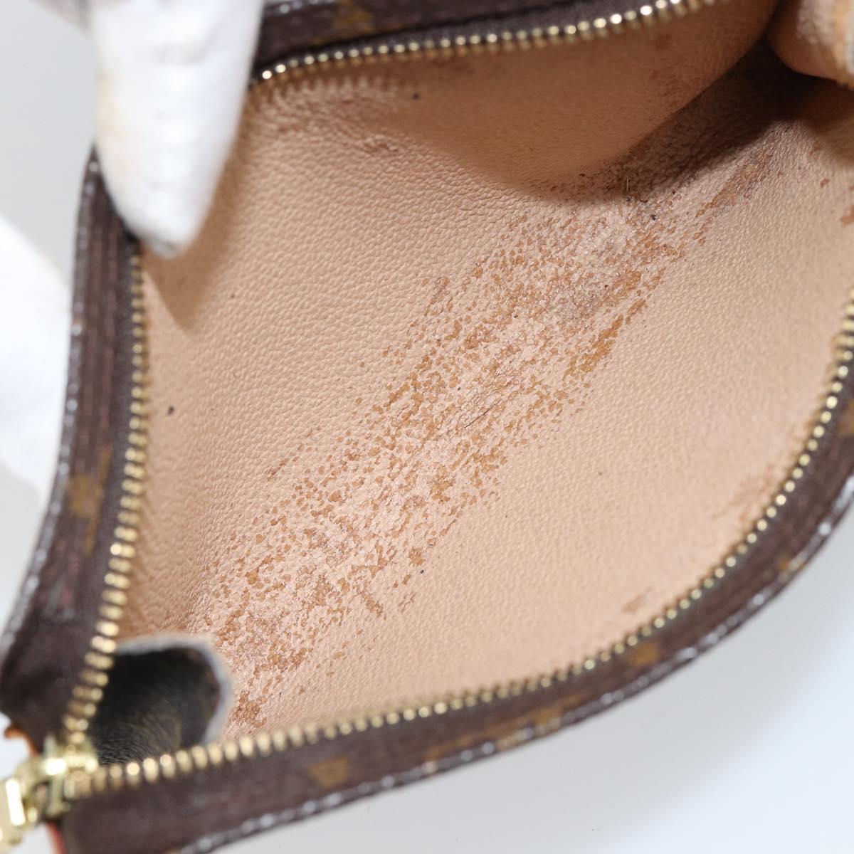 LOUIS VUITTON Monogram Bucket PM Accessory Pouch LV Auth 144291